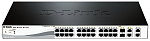 D-Link DES-1210-28P/C3A, L2 Smart Switch with 24 10/100Base-TX ports and 2 10/100/1000Base-T ports and 2 100/1000Base-T/SFP combo-ports (4 PoE ports 8
