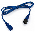 1845877 Шнур питания Hyperline PWC-IEC13-IEC14-3.0-BL C13-С14 проводник.:3x1.0мм2 3м 230В 10А (упак.:1шт) синий