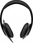 1882540 Наушники с микрофоном Logitech H540 черный 1.8м накладные USB оголовье (981-000480)