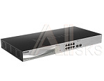 D-Link DXS-1100-10TS/A1A, PROJ L2 Smart Switch with 8 10GBase-T ports and 2 10GBase-X SFP+ ports.16K Mac address, 200Gbps switching capacity, 802.3x F