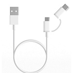 1615440 Xiaomi Mi 2-in-1 USB Cable Micro USB to Type C (30cm) [SJV4083TY] Кабель