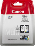 861615 Картридж струйный Canon PG-445/CL-446 8283B004 многоцветный/черный набор для Canon MG2440/MG2540