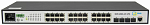 SNR-S2965-24T-UPS Управляемый коммутатор уровня 2, 20 портов 10/100Base-TX, 4 порта 10/100/1000Base-T и 4 порта 100/1000BASE-X (SFP), функция заряда АКБ