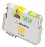 727366 Картридж струйный Cactus CS-EPT0804 T0804 желтый (11.4мл) для Epson Stylus Photo P50/PX650/PX660/PX700/PX700W/PX710/PX710W/PX720/PX720WD/PX800/PX800FW