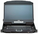CL3884NW-ATA-RG ATEN 18.5" 4-Port USB HDMI Multi-View Dual Rail WideScreen LCD KVM Switch