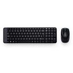 Клавиатура+мышь Logitech Wireless Desktop MK220 (Keybord&mouse), USB, Black, Rus/Eng, [920-003169] (незначительное повреждение коробки)