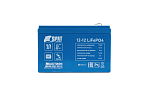 (646) Бастион Skat i-Battery 12-12 LiFePO4 АКБ LI-ION 12В/12Ач/F2/-20°C- +60°C/IFR 26650/4S4P/Срок службы 10 лет/5 л.г