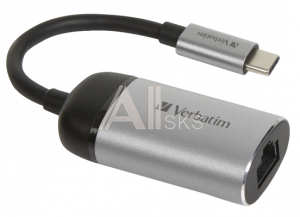 049146 Verbatim USB-C to gigabit ethernet adapter 10cm cable