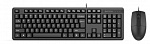 1530249 Клавиатура + мышь A4Tech KK-3330 клав:черный мышь:черный USB (KK-3330 USB (BLACK))