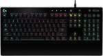406808 Клавиатура Logitech G213 Prodigy RGB черный USB Multimedia for gamer LED (подставка для запястий)