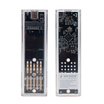 11028451 Gembird EEM2-NVME-2 Внешний корпус USB 3.1 для M2 NVME порт Type-С, пластик, прозрачный
