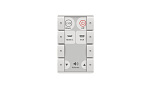 136628 Панель управления BIAMP [Impera Echo 8DKW], кнопочная 8-button control pad, DK, white