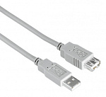 1627733 Кабель-удлинитель Hama H-200906 USB A(m) USB A(f) 3м (00200906) серый