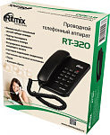 1092919 Телефон проводной Ritmix RT-320 черный