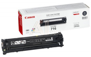 601983 Картридж лазерный Canon 716BK 1980B002 черный (2300стр.) для Canon LBP-5050/5050N