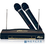 RITMIX RWM-220 {2 микрофона: 87.5 МГц - 92 МГц; раб. частоты: 100 Гц - 10 000 Гц;Чувств.: -30 дБ +/-3 дБ; пит. системы: AC 220 в / 500 мА}