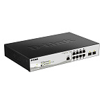 Коммутатор D-Link DGS-1210-10P/ME/B1A Управляемый коммутатор 2 уровня с 8 портами 10/100/1000Base-T с поддержкой PoE и 2 портами 1000Base-X SFP, RTL {