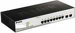 Коммутатор D-Link DGS-1210-10/FL1A 8x1Гбит/с 2SFP управляемый