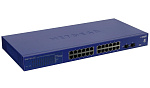 123689 Коммутатор Biamp [NG GS724T AVB V4] Netgear24-port Gigabit Smart Switch with AVB software loaded, 2 SFP GBIC fiber slots, and rack mount kit, Version