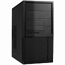 Корпус LinkWorld 727-21 черный без БП mATX 2x80mm 2x92mm 4xUSB2.0 audio