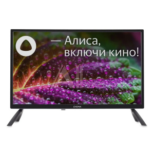 1971689 Телевизор LED Digma 24" DM-LED24SBB31 Яндекс.ТВ черный HD 60Hz DVB-T DVB-T2 DVB-C DVB-S DVB-S2 USB WiFi Smart TV