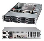 CSE-826BAC12-R1K23LPB Жесткий диск SUPERMICRO SuperChassis 2U 826BAC12-R1K23LPB/ HDD(12)LFF+opt.HDD(2)SFF/7xLP/2 x1200W/Backplane 12xSAS3/SATA3/NVMe4