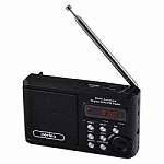 1277501 Perfeo мини-аудио Sound Ranger, FM MP3 USB microSD In/Out ридер, BL-5C 1000mAh, черный (PF-SV922BK) [PF_3184]