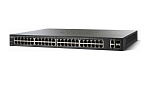 111213 Коммутатор [SF220-48P-K9-EU] Cisco SB [SF220-48P] Управляемый L2, 48x LAN, 2x combo SFP/GLAN, 48 портов PoE+ бюджет суммарно 375 Вт