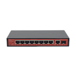 Wi-Tek WI-PCES308GF настраиваемый PoE 60Вт, порты 8 PoE GE + 1 GE + 1 SFP, Easy Smart
