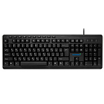 1732650 NORBEL NKB 001, Клавиатура проводная полноразмерная, USB, 104 клавиши + 10 мультимедиа клавиш, ABS-пластик, длина кабеля 1,8 м, цвет чёрный