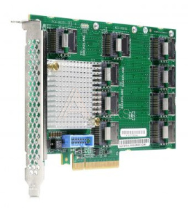 1005570 Контроллер HPE DL38X Gen10 12Gb SAS Expander Card Kit with Cables (870549-B21)