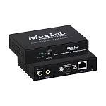 108062 Приемник или Передатчик Audio/RS232/IR over IP с PoE [500755] MuxLab [500755], сжатие MJPEG