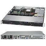 1640923 SuperMicro SYS-5019P-MTR Сервер.платформа 1U 1xS3647 TDP205W 4LFF 2x10GbE 1xFH 2x400W