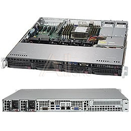 1640923 Платформа SUPERMICRO SYS-5019P-MTR Сервер.платформа 1U 1xS3647 TDP205W 4LFF 2x10GbE 1xFH 2x400W