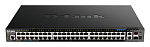 D-Link DGS-1520-52MP/A1A, PROJ Managed L3 Stackable Switch 44x1000Base-T PoE, 4x2.5GBase-T PoE, 2x10GBase-T, 2x10GBase-X SFP+, PoE Budget 370W (740W w