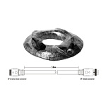 TS-50L, удлинитель 8-pin m-f, 50м TS-50L, удлинитель 8-pin m-f, 50м