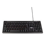 11042651 Проводная клавиатура HIPER HOK-121 {Мебранная, 104к, кабель 1.5м, USB}