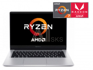 1429995 Ноутбук Xiaomi Mi RedmiBook Ryzen 7 3700U/16Gb/SSD512Gb/AMD Radeon Vega 10/14"/IPS/FHD (1920x1080)/Linux/silver/WiFi/BT