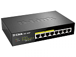 D-Link DGS-1008P/D2A,L2 Unmanaged Switch with 8 10/100/1000Base-T ports (4 PoE ports 802.3af/802.3at (30 W), PoE Budget 68).8K Mac address, Auto-sensi