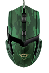 22793 Trust Gaming Mouse GXT 101C Gav, USB, 600-4800dpi, PC/PS4, Xbox One, Camo green [22793]