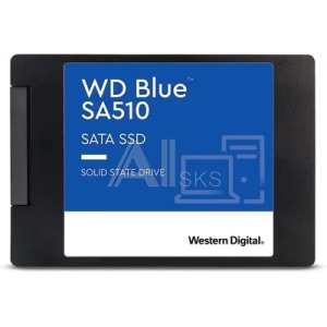 1999844 Накопитель WD Твердотельный накопитель/ SSD Blue, 2.0TB, 2.5" 7mm, SATA3, R/W 560/530MB/s, IOPs 95 000/84 000, TBW 500, DWPD 0.1 (12 мес.)
