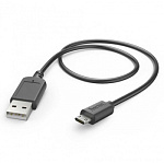 1398411 Кабель Hama 00173675 microUSB (m) USB 2.0 (m) 1.4м черный