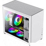 11029027 Gamemax Spark Full White mATX case, white, PSU, w/1xUSB3.0+1xType-C, 1xCombo Audio
