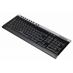 337140 Клавиатура Oklick 380M черный/серебристый USB Multimedia