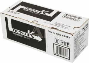 680952 Картридж лазерный Kyocera TK-590K 1T02KV0NL0 черный (7000стр.) для Kyocera FSC2026/2126