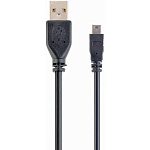 1961061 Filum Кабель USB 2.0 Pro, 1.8 м., черный, 2A, разъемы: USB A male- USB mini B male, пакет. [FL-CPro-U2-AM-miniBM-1.8M] (894184)