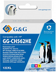 1861540 Картридж струйный G&G GG-CH562HE 122 многоцветный (18мл) для HP DJ 1050A/2050A/3000