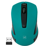 1446385 Defender MM-605 Green USB [52607] {Беспроводная оптическая мышь 3 кнопки,1200dpi}