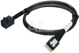 Supermicro CBL-SAST-1285-100 Slimline SAS x4 to MINI SAS HD (SFF8643) Cable
