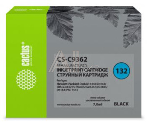 1275273 Картридж BLACK NO.132 7ML CS-C9362 CACTUS